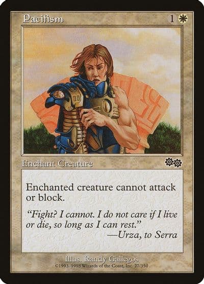Pacifism Urza's Saga Magic card
