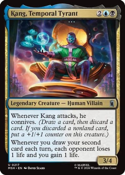 Kang Temporal Tyrant Marvel Super Heroes Magic card