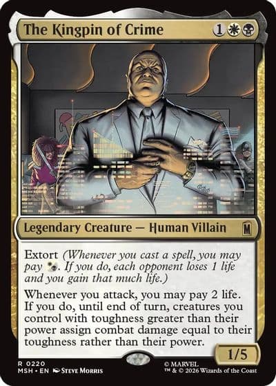 The Kingpin of Crime Marvel Super Heroes Magic card