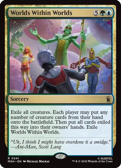 Worlds Within Worlds Marvel Super Heroes Magic card