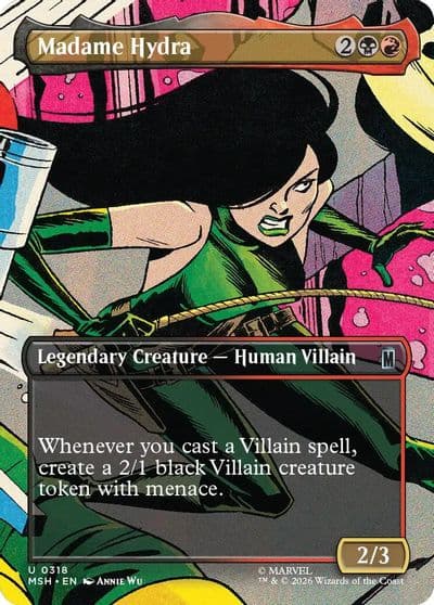 Madame Hydra Borderless Marvel Super Heroes Magic card