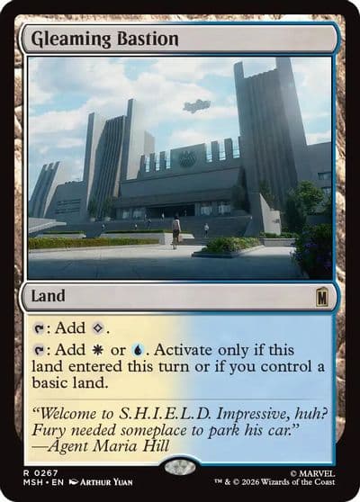 Gleaming Bastion Marvel Super Heroes Magic card