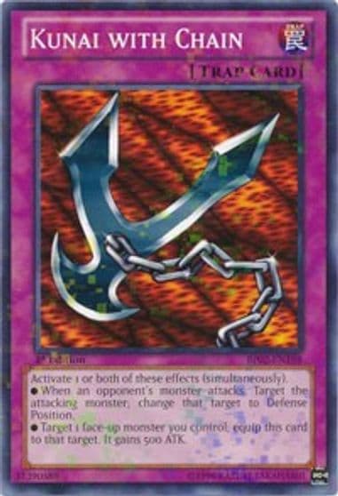 Kunai with Chain Mosaic Rare Battle Pack 2: War of the Giants Yu-Gi-Oh! card