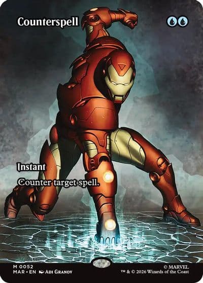 Counterspell Borderless 0052 Marvel Universe Eternal-Legal Magic card