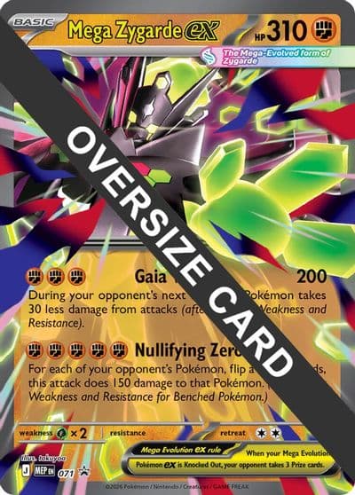 Mega Zygarde ex - 071 Jumbo Cards Pokemon card