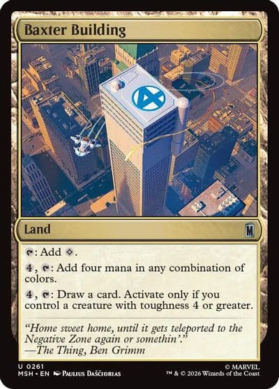 Baxter Building Marvel Super Heroes Magic card