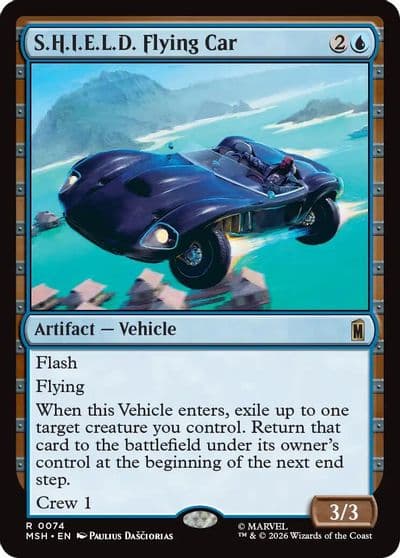 SHIELD Flying Car Marvel Super Heroes Magic card