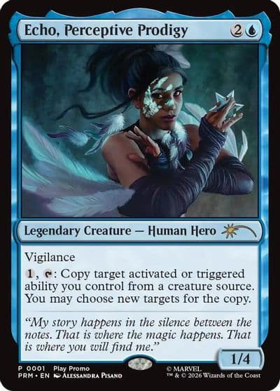 Echo Perceptive Prodigy Standard Showdown Promos Magic card
