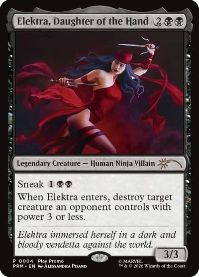 Elektra Daughter of the Hand Standard Showdown Promos Magic card