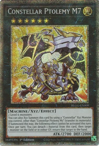 Constellar Ptolemy M7 Starlight Rare Battles of Legend: Glorious Gallery Yu-Gi-Oh! card