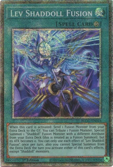 Lev Shaddoll Fusion Starlight Rare Battles of Legend: Glorious Gallery Yu-Gi-Oh! card