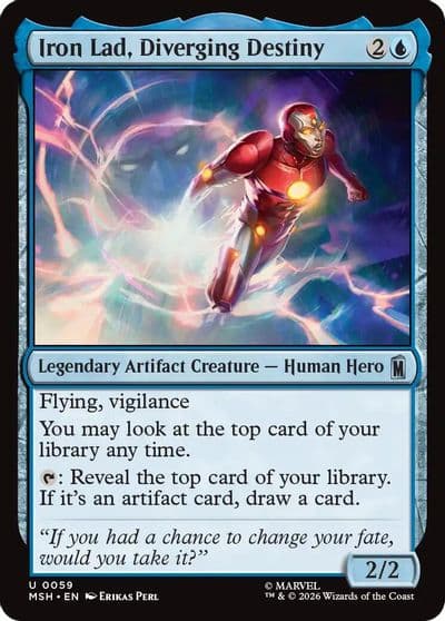 Iron Lad Diverging Destiny Marvel Super Heroes Magic card