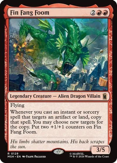 Fin Fang Foom Marvel Super Heroes Magic card