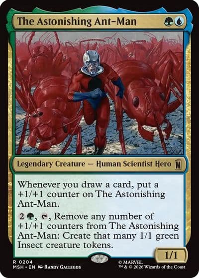 The Astonishing Ant Man Marvel Super Heroes Magic card