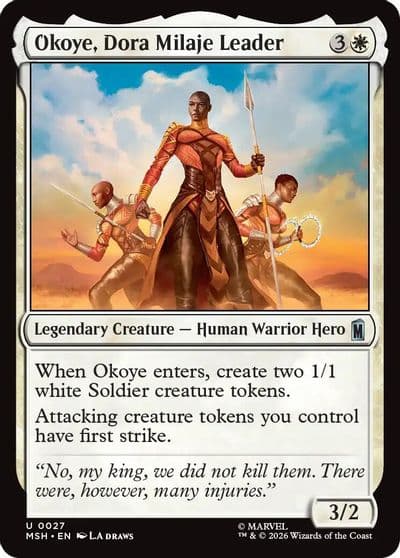 Okoye Dora Milaje Leader Marvel Super Heroes Magic card