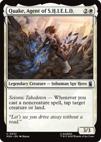 Quake Agent of SHIELD Marvel Super Heroes Magic card