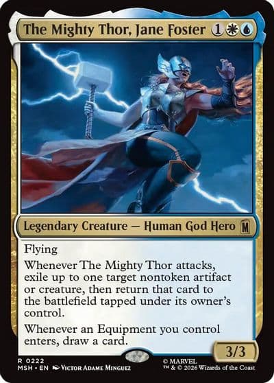 The Mighty Thor Jane Foster Marvel Super Heroes Magic card