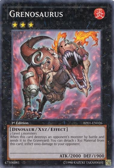 Grenosaurus Starfoil Battle Pack: Epic Dawn Yu-Gi-Oh! card