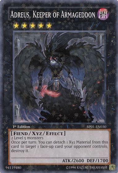 Adreus Keeper of Armageddon Starfoil Battle Pack: Epic Dawn Yu-Gi-Oh! card