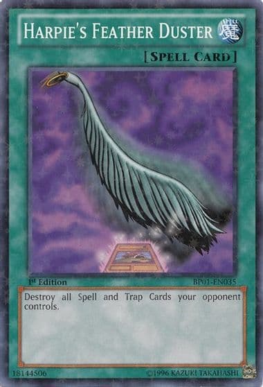 Harpies Feather Duster Starfoil Battle Pack: Epic Dawn Yu-Gi-Oh! card