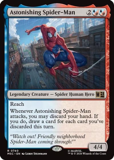 Astonishing Spider Man Commander: Marvel Super Heroes Magic card