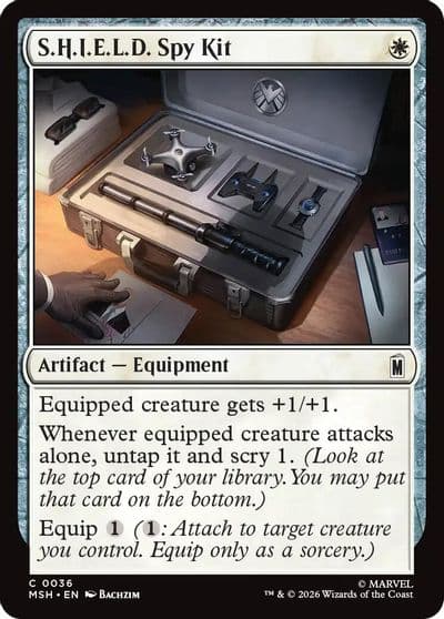 SHIELD Spy Kit Marvel Super Heroes Magic card