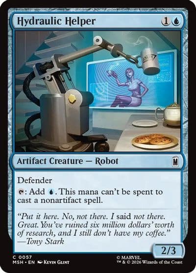 Hydraulic Helper Marvel Super Heroes Magic card