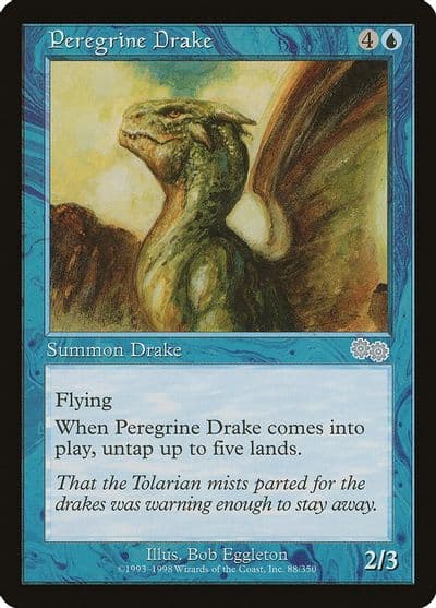 Peregrine Drake Urza's Saga Magic card
