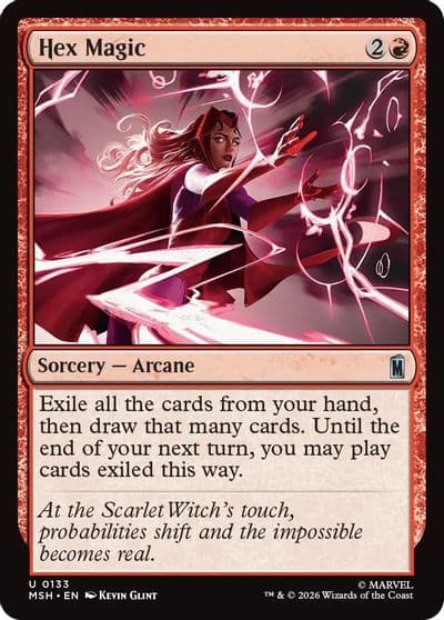 Hex Magic Marvel Super Heroes Magic card