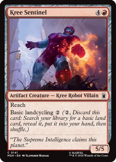 Kree Sentinel Marvel Super Heroes Magic card