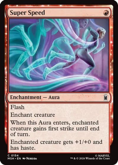 Super Speed Marvel Super Heroes Magic card