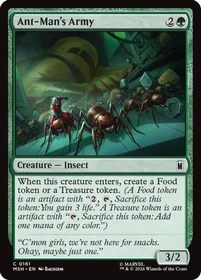 Ant Mans Army Marvel Super Heroes Magic card
