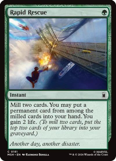 Rapid Rescue Marvel Super Heroes Magic card