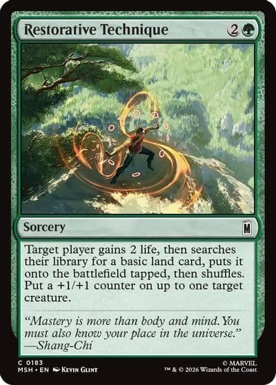 Restorative Technique Marvel Super Heroes Magic card