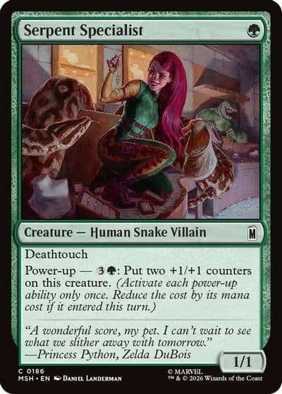 Serpent Specialist Marvel Super Heroes Magic card