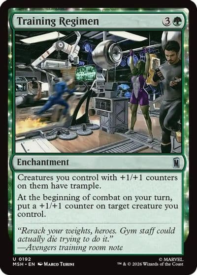 Training Regimen Marvel Super Heroes Magic card