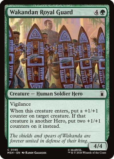 Wakandan Royal Guard Marvel Super Heroes Magic card
