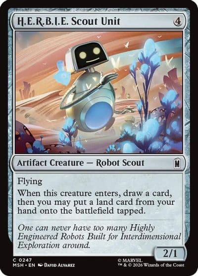 HERBIE Scout Unit Marvel Super Heroes Magic card