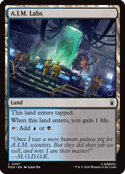 AIM Labs Marvel Super Heroes Magic card