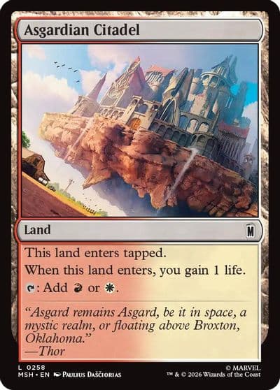 Asgardian Citadel Marvel Super Heroes Magic card
