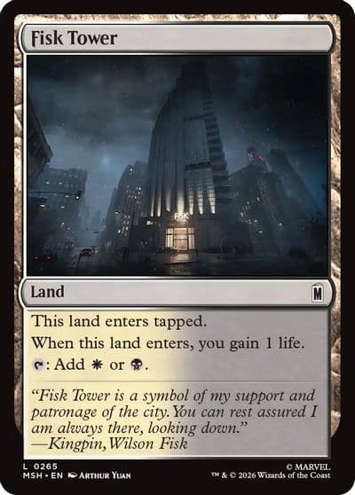 Fisk Tower Marvel Super Heroes Magic card