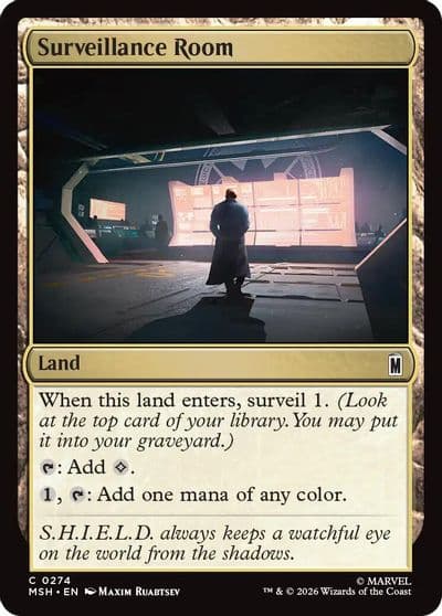 Surveillance Room Marvel Super Heroes Magic card