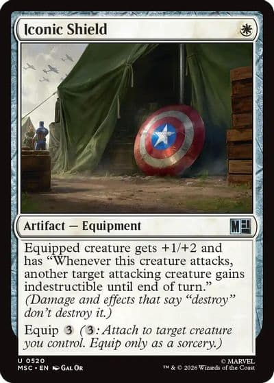 Iconic Shield Commander: Marvel Super Heroes Magic card