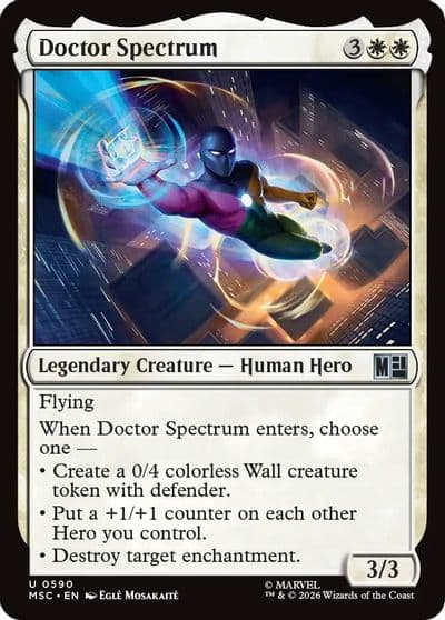 Doctor Spectrum Commander: Marvel Super Heroes Magic card