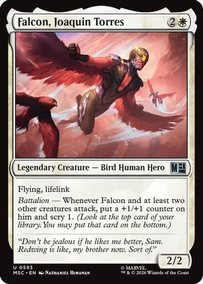 Falcon Joaquin Torres Commander: Marvel Super Heroes Magic card