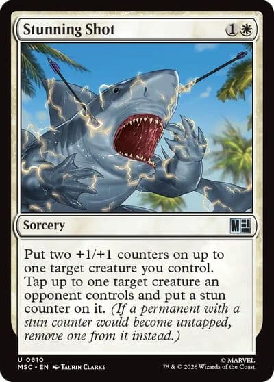 Stunning Shot Commander: Marvel Super Heroes Magic card
