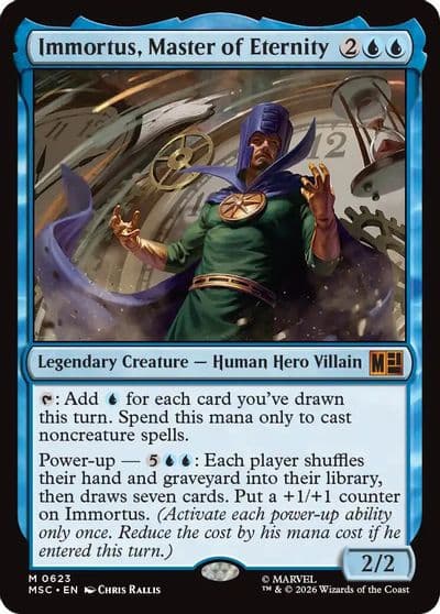 Immortus Master of Eternity Commander: Marvel Super Heroes Magic card