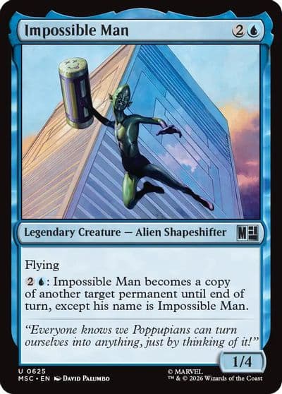 Impossible Man Commander: Marvel Super Heroes Magic card