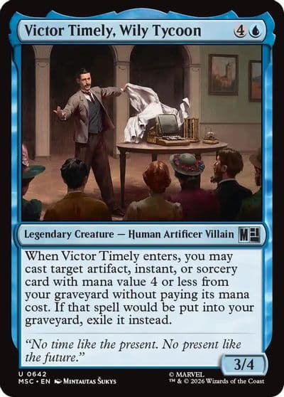 Victor Timely Wily Tycoon Commander: Marvel Super Heroes Magic card