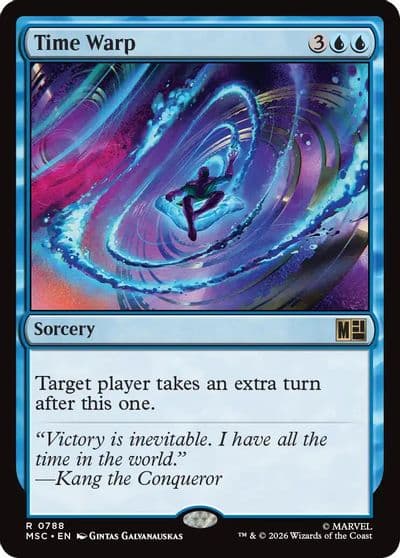Time Warp Commander: Marvel Super Heroes Magic card